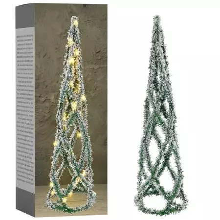 Choinka świecąca stożek 30 LED 60 cm