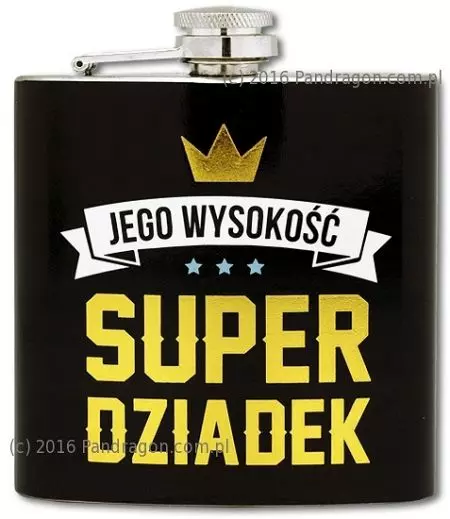 Piersiówka Royal - Jego Wysokość Super Dziadek